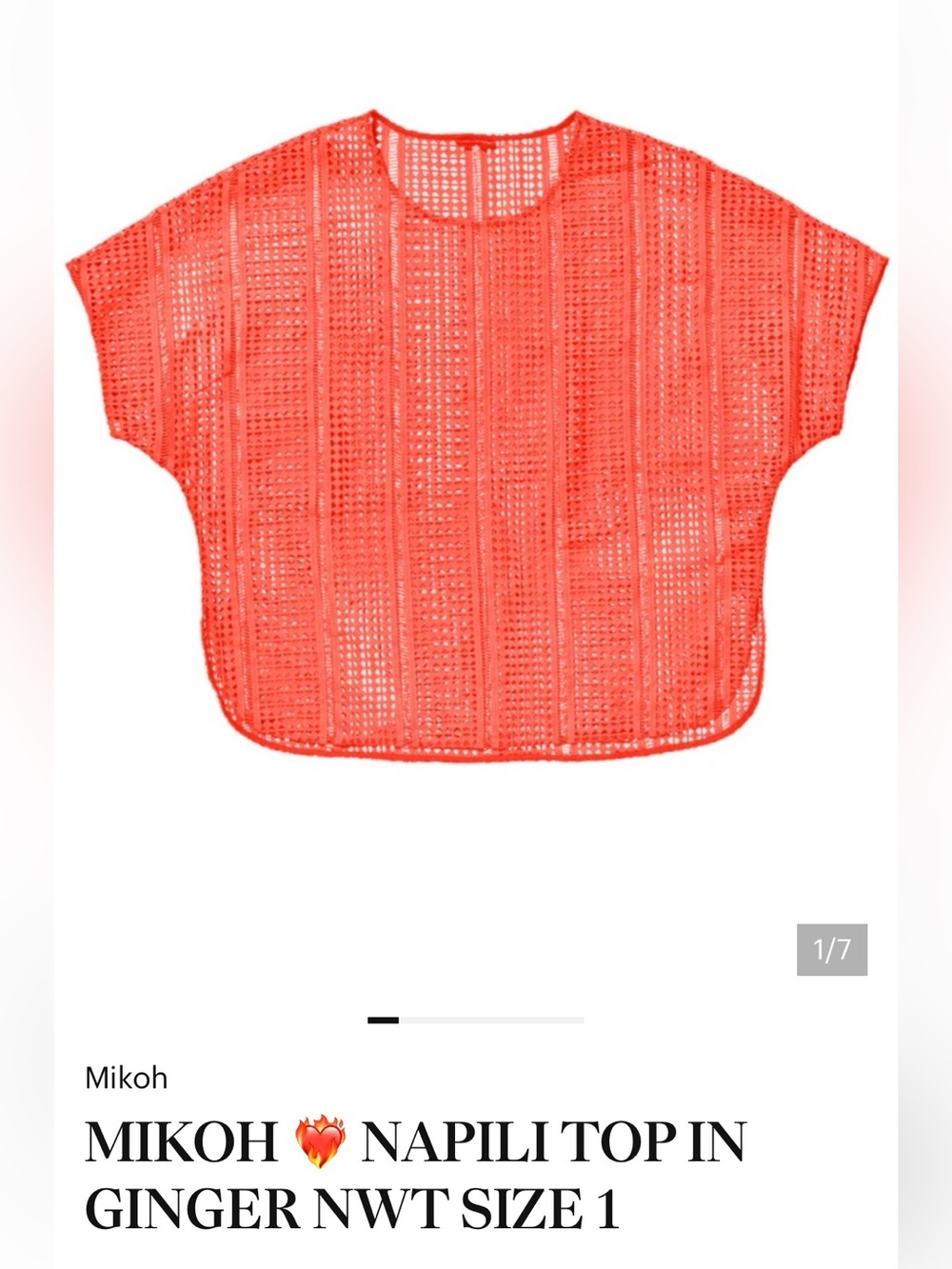 NWT Mikoh Napili top